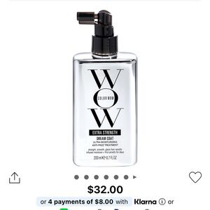 Color Wow Extra Strength Dream Coat Silver Hair Treatment